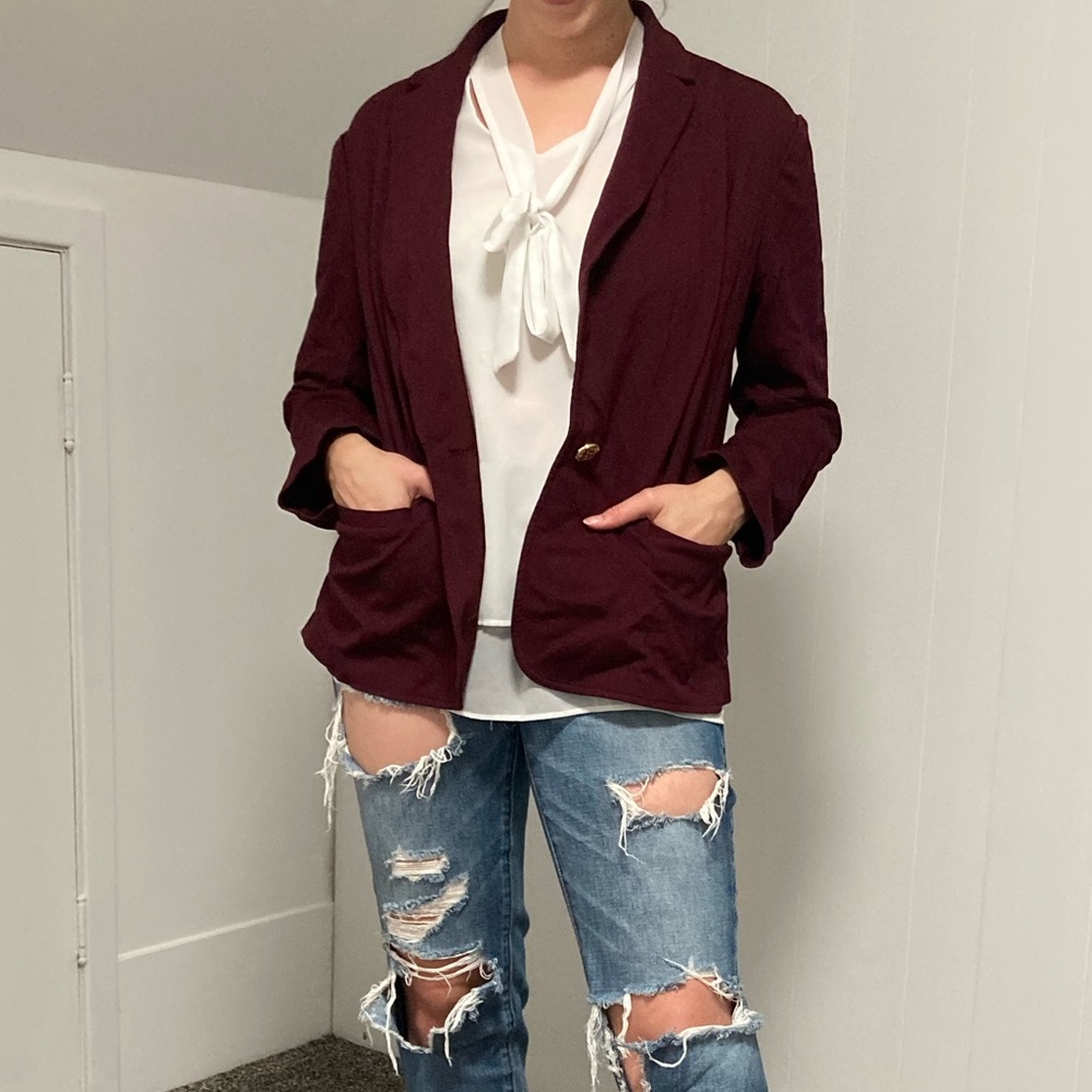 Single Button Blazer